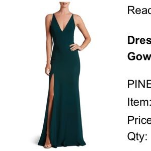 Dress the Population Iris Crepe Trumpet Gown